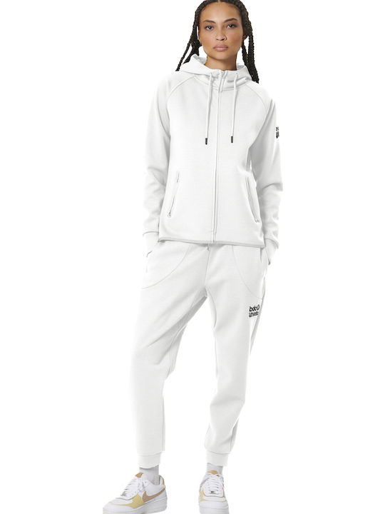 Sweatpants Wide Fleece White
