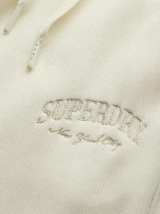 Sweatpants Jogger Velvet White