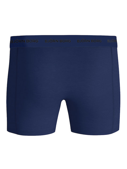 Men's Boxers Blue with Patterns 3Pack
