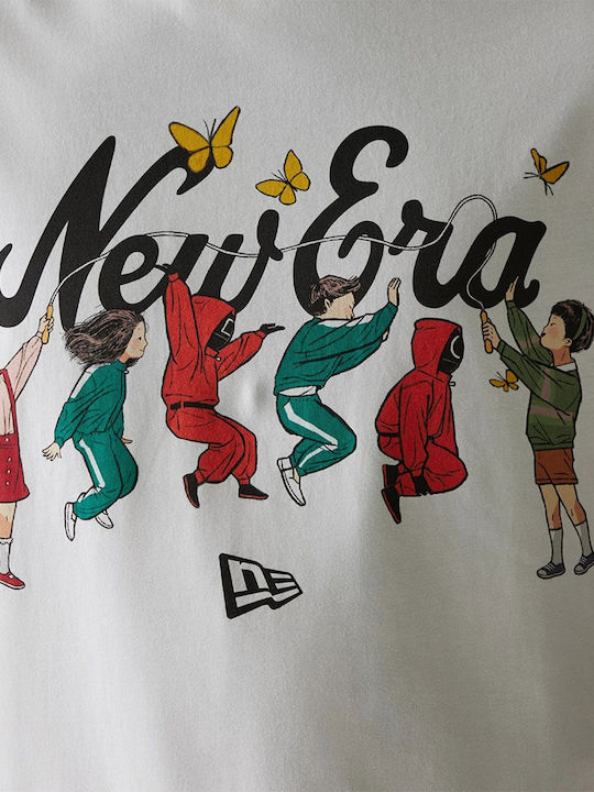 New Era Men Squid Game T-shirt Open White 60767031