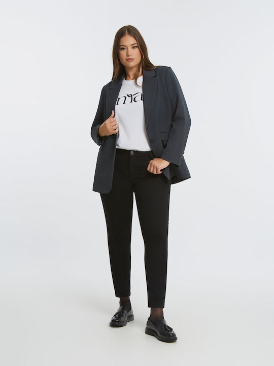 Mat Fashion Женски Сако Сив