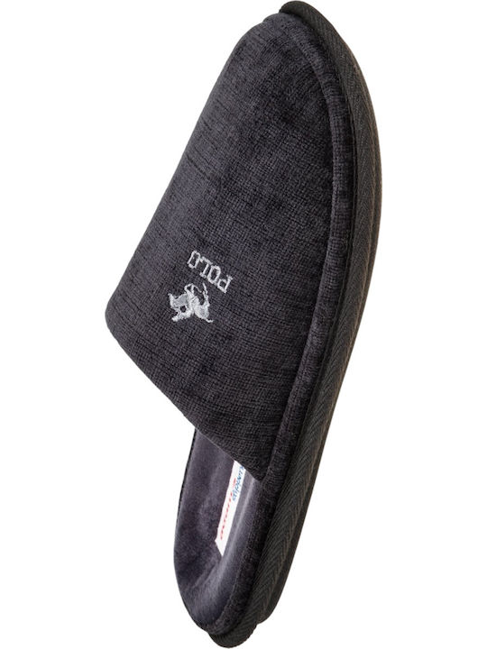 Adam's Shoes Men's Slipper Black