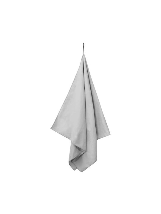 vidaXL Πετσέτα Γυμναστηρίου Γκρι 140x70cm