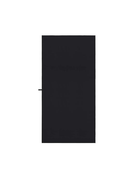 vidaXL Πετσέτα Γυμναστηρίου Μαύρη 180x90cm