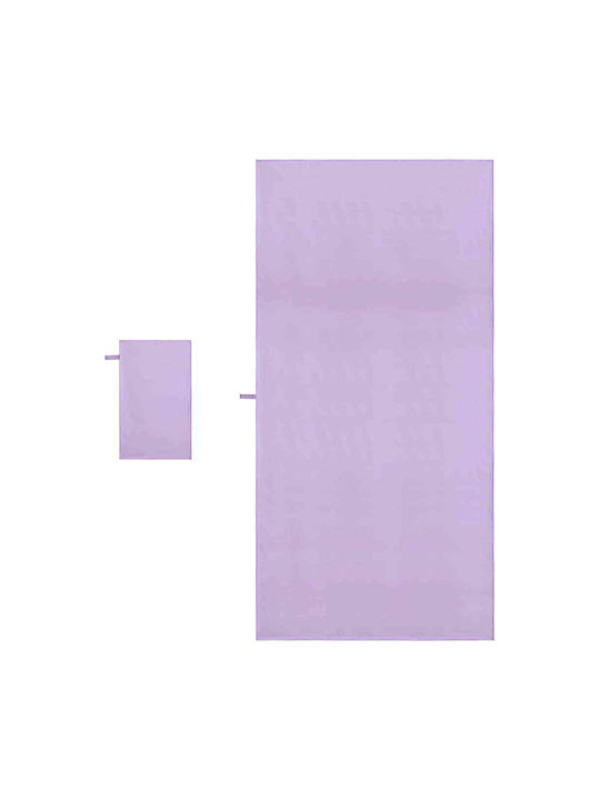 vidaXL Purple Gym Towel