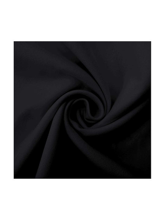 vidaXL Πετσέτα Γυμναστηρίου Μαύρη 100x50cm