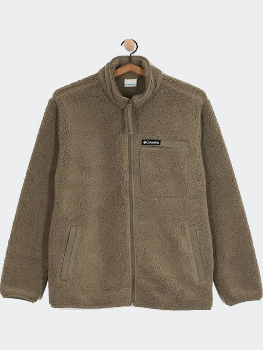 Rugged Ridge Men's Fleece Cardigan Gray