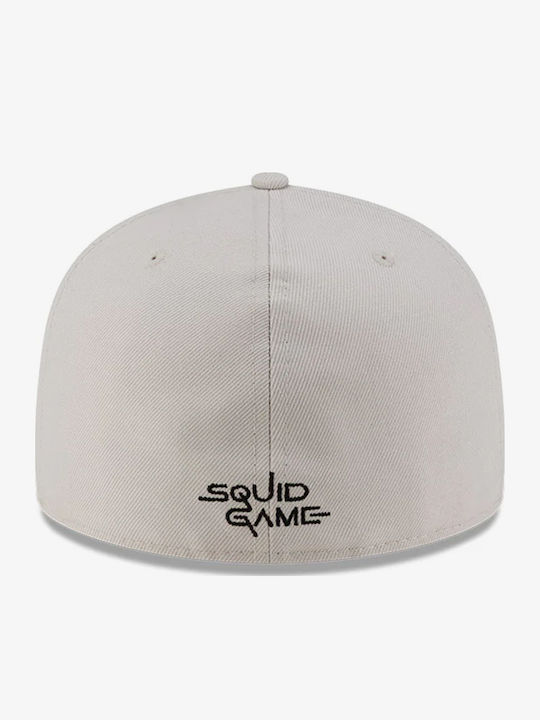 New Era Men's Squid Game Skipping 59fifty Fitted Cap Light Beige 60766453