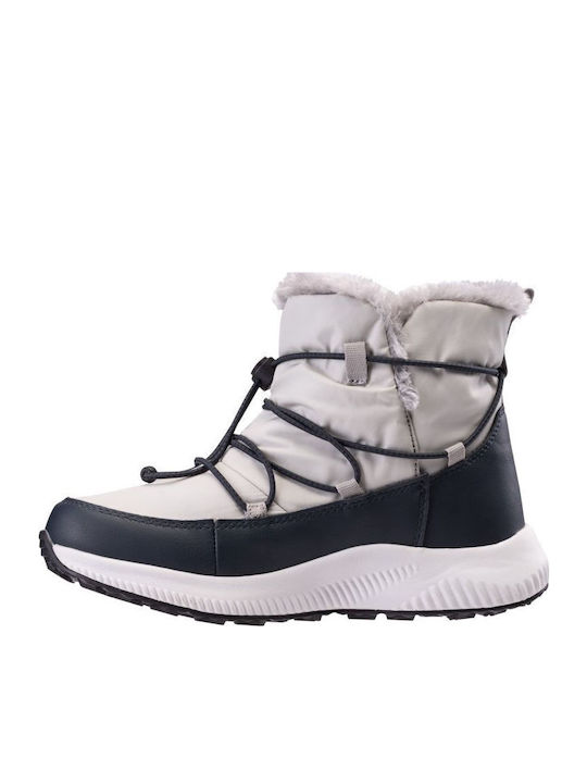 Synthetic Leather Snow Boots with Rubber Pink