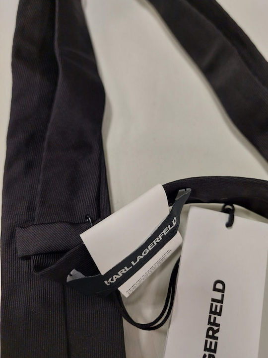Karl Lagerfeld Men's Tie in Black Color