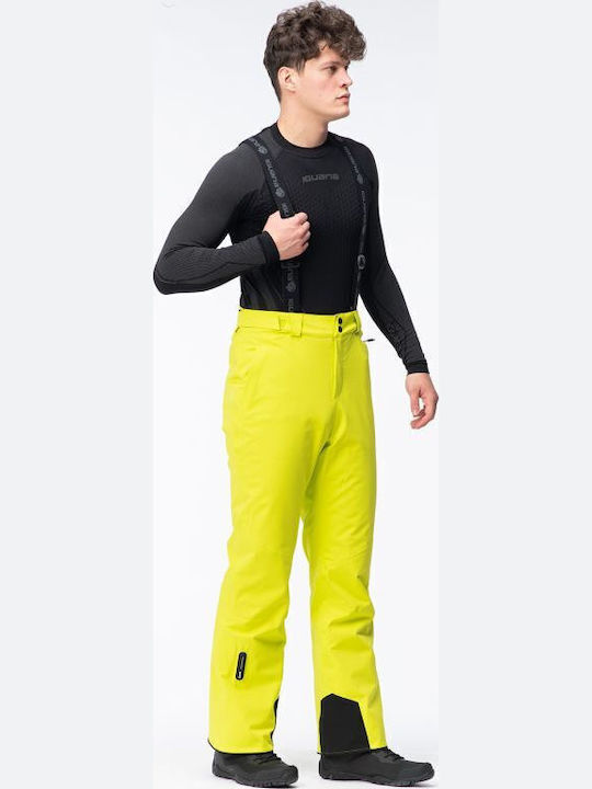Iguana 92800621865 Men's Trousers for Ski & Snowboard Yellow