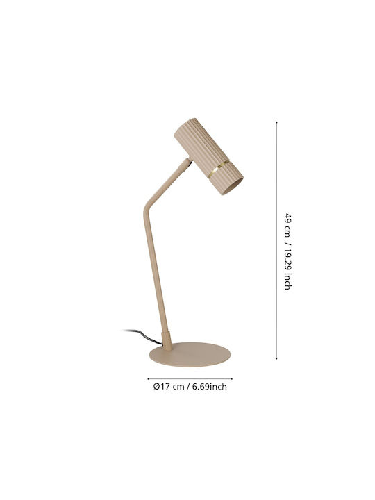 Eglo Office Lamp for Socket GU10 in Beige Color