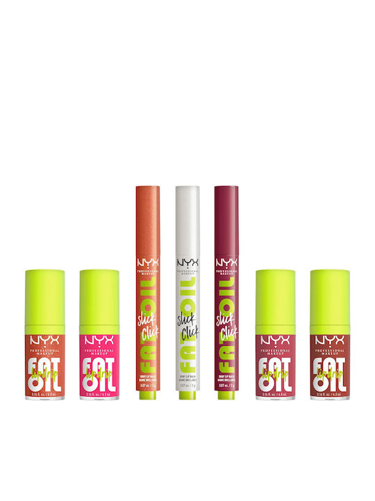NYX Professional Makeup Gingerbaddie Land Σετ Μακιγιάζ για τα Χείλη 7τμχ