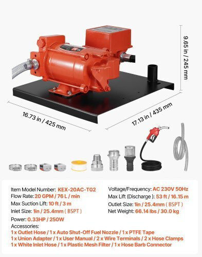Vevor Transfer Pump