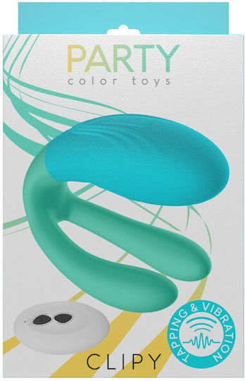 Party Color Toys Δονητής για Ζευγάρια Πράσινος