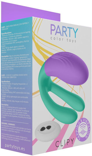 Party Color Toys Vibrator for Couples Purple