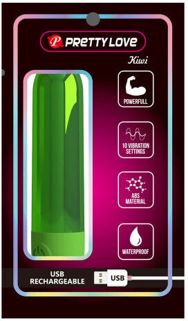 Pretty Love Kiwi Вибратор Bullet Зелен