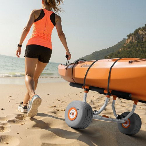 Vevor Detachable Kayak Trolley 158.8 Kg Inflatable Wheels 30.5cm Spsphttc13infqkuy001v0