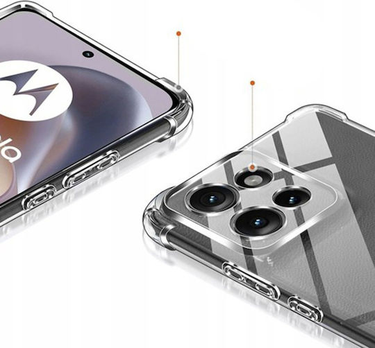 Techsuit Power Stoßstange Silikon Transparent (Moto G86)
