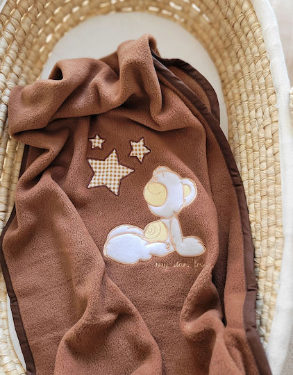 My Sweet Baby Blanket Fleece Brown