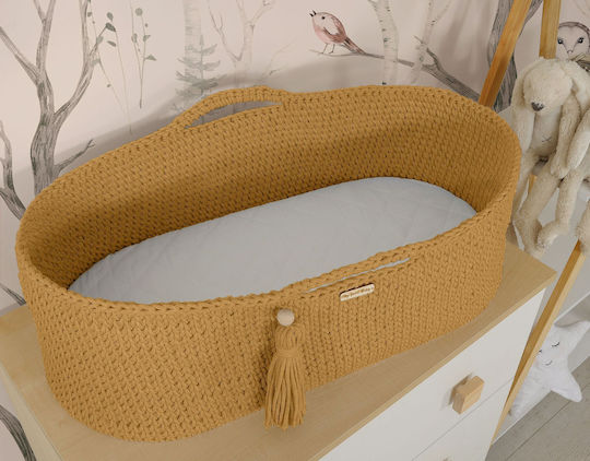 My Sweet Baby Moses Basket with Stand Yellow