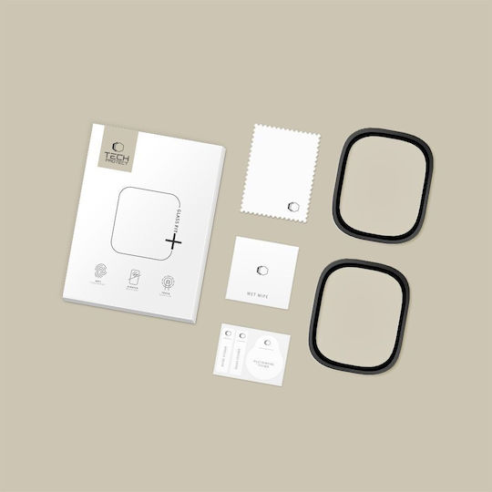 Закалено Стъкло Tech-protect Glass Ring 2-pack Apple Watch Ultra 1 2 49 мм Черен