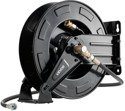 Vevor Automatic Watering Wind Wall Mounted with Hose 15.2m
