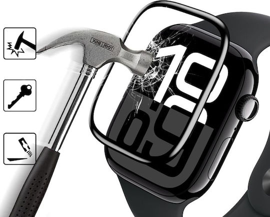 Hofi HYBRID PRO+ Vollflächig gehärtetes Glas für das Garmin Forerunner 965 1Stück