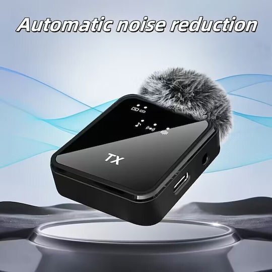 BY151 Wireless Microfon Πέτου, Clip On pentru Vocale