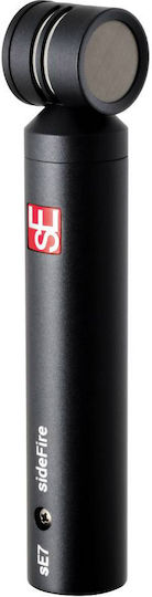 SE Electronics sE7 sideFire Кондензатор (Малка диафрагма) Микрофон XLR Шоково монтиран за Студио в Черен Цвят