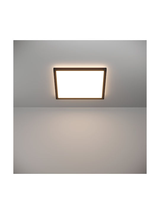 Eglo Outdoor Ceiling Light with Integrated LED in Black Color 901456