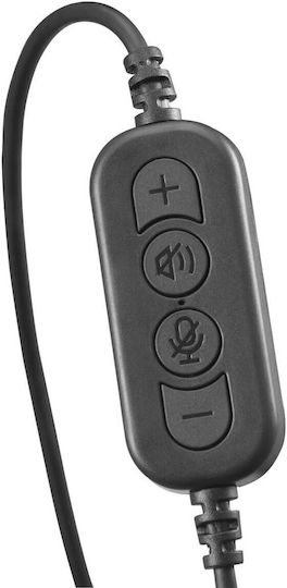 HAMA Auf dem Ohr Multimedia-Headsets mit Mikrofon und Verbindung USB-A in Schwarz Farbe 00139935