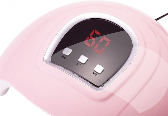 Επαγγελματική Λάμπα Φουρνάκι Νυχιών UV / LED 54W Ροζ