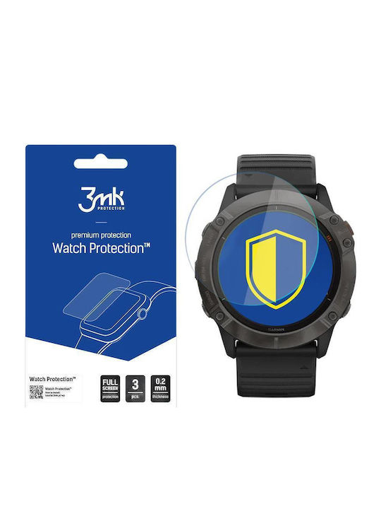3MK Screen Protector pentru Garmin Fenix 6X/6X Pro 3buc