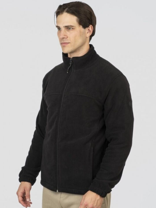 Herren Fleecejacke Black