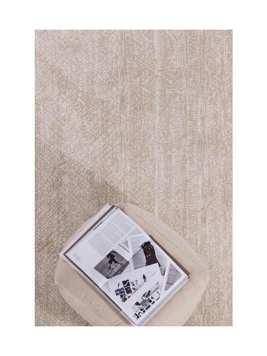 Royal Carpet Solid 1391 Teppich Rechteckig Synthetisch,Polyester/Cotton/Leather Cream