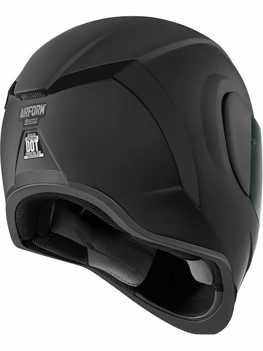 Icon Airform Dark Κράνος Μηχανής Full Face ECE 22.06 1650gr με Sunvisor