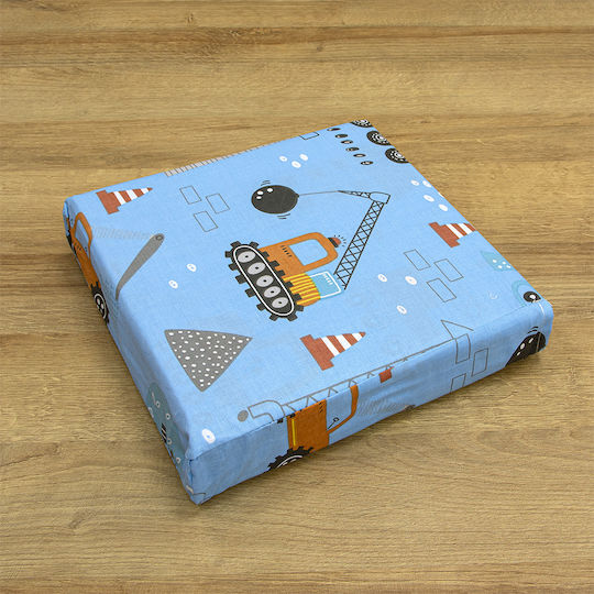 Lino Home Сет Детски Спални Комплекти Полудвойни Памучни Playground Town Petrol 170x260см 3 Бройки