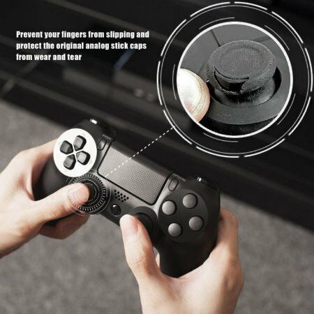 Thumb Grips Χειριστηρίου για PS3 / PS4 / Xbox / Switch / PS5 / PS2 σε Διάφανο χρώμα