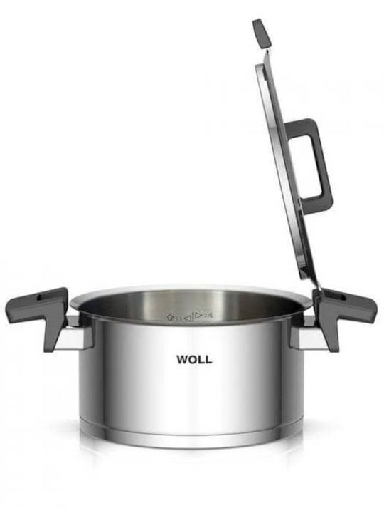 Woll Concept Pots Set of Stainless Steel with Coating 3pcs