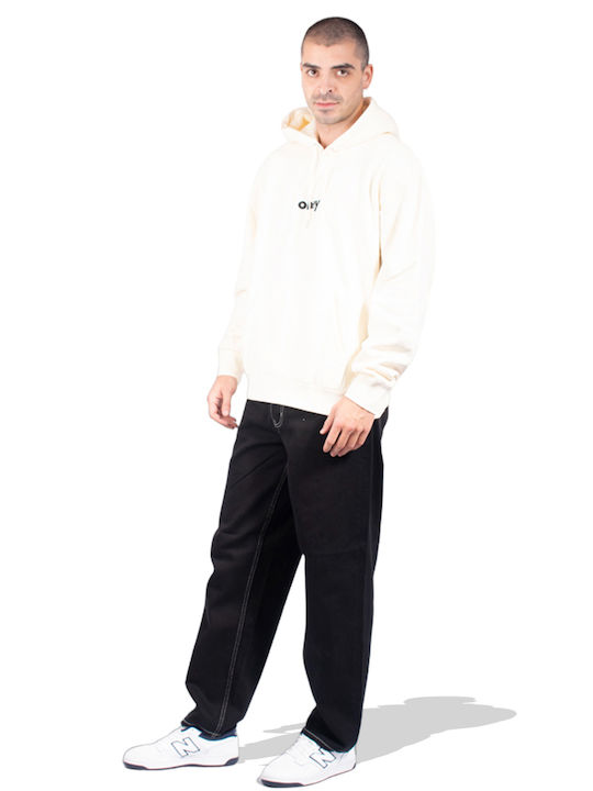 Cromer Pantaloni Jeans pentru Bărbați BLACK-WHITE