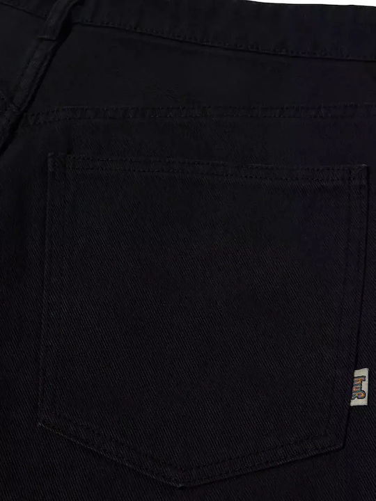 Ανδρικό Παντελόνι Τζιν με Loose Tapered Εφαρμογή Black/Copper