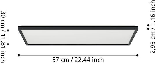 Rovito-z Deckenleuchte X 57x57x3cm N 901469