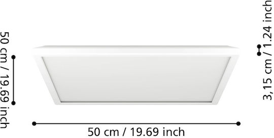 LED-Panel Rovito-r X 50x50x3,2cm N 901462