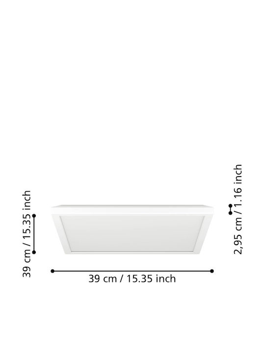 Led Panel Rovito-r X 39x39x3cm N 901461
