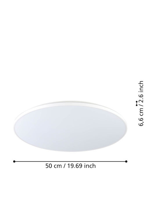 Eglo Στρογγυλό Εξωτερικό LED Panel 29W 50εκ.