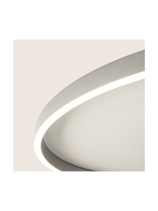 Zambelis Lights Plafonieră de Tavan Argintiu cu LED Integrat