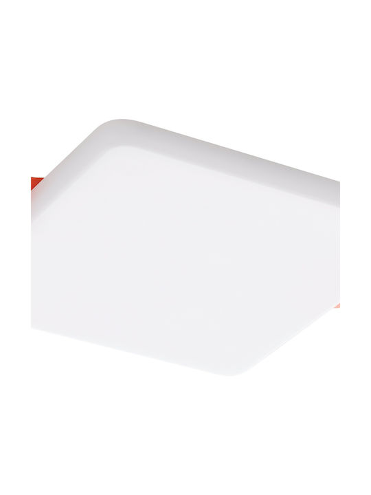 Eglo Стенно Външно Спот Осветление LED IP65 с Топло бяло Светлина 15.5x15.5εκ.