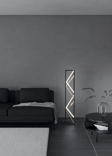 Eglo Penela LED Stehlampe H 116 x L 20 cm 2300 lm Schwarz