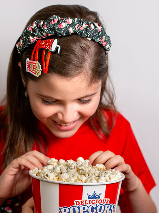 Popcorn Cinema Pop Hair Clips